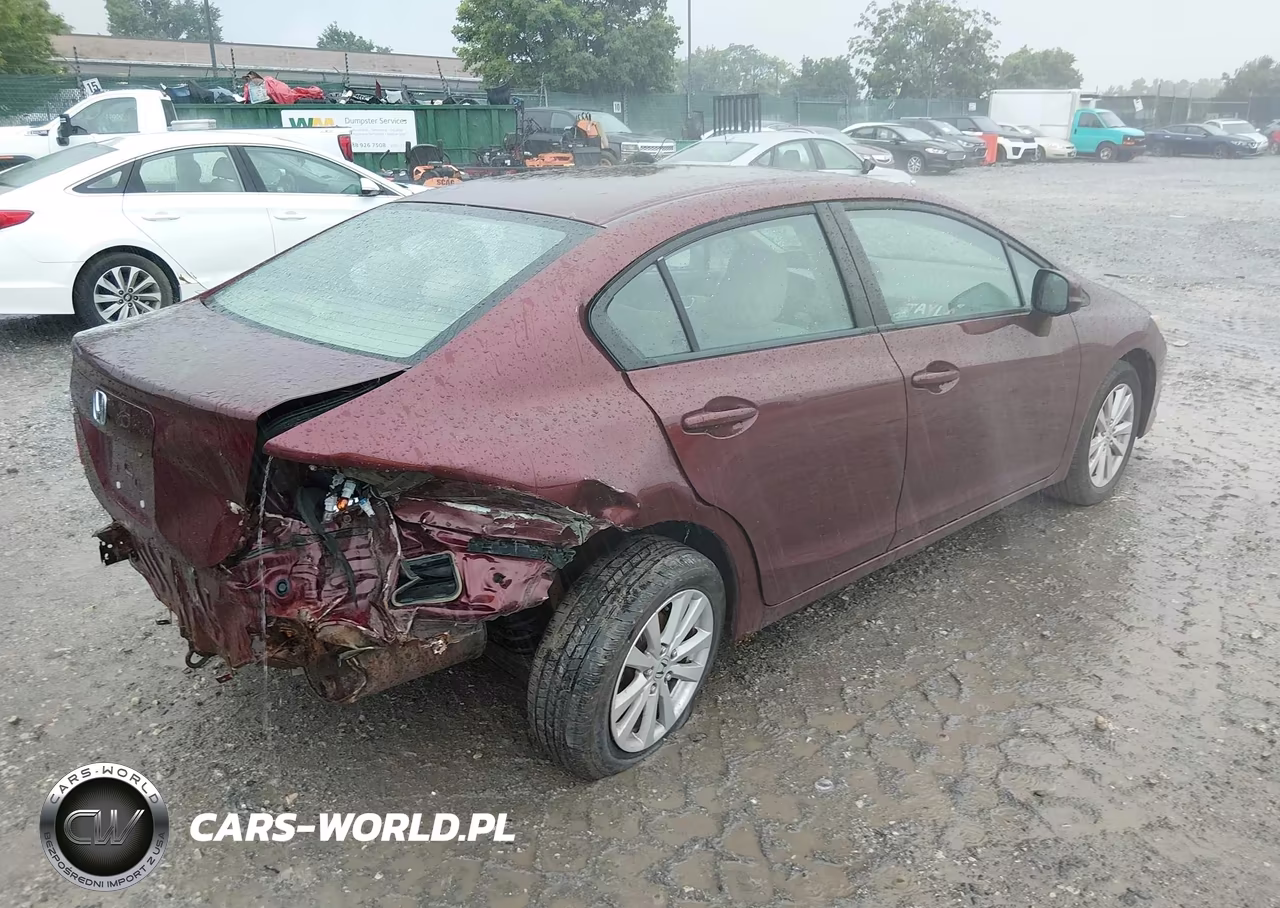 2012 Honda Civic Ex VIN:2HGFB2F88CH600912 - 4