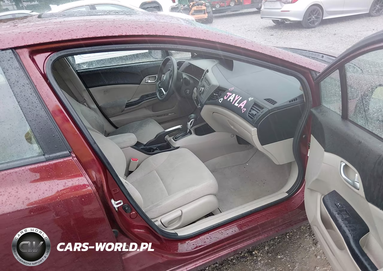 2012 Honda Civic Ex VIN:2HGFB2F88CH600912 - 5