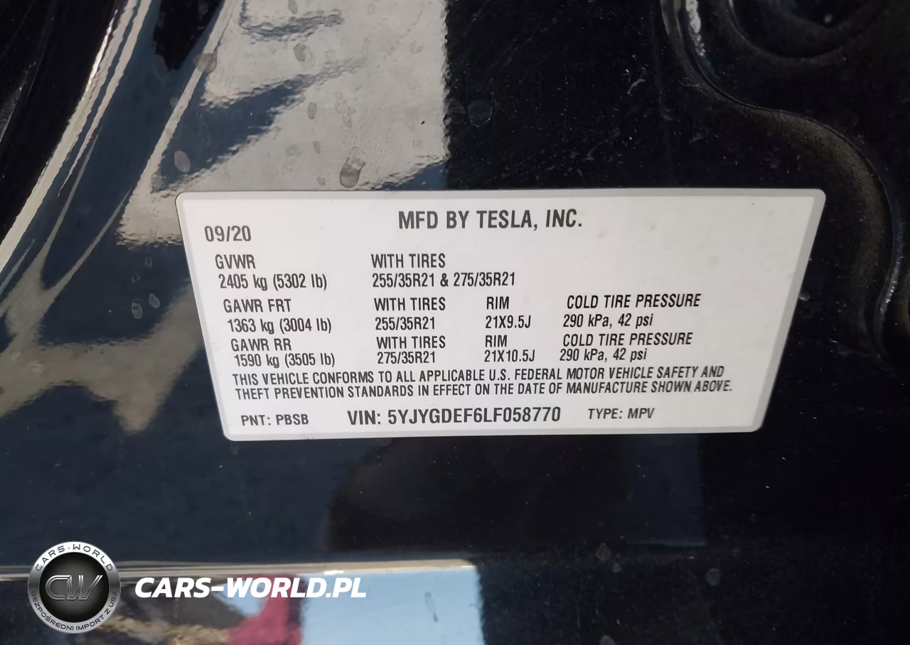 2020 Tesla Model Y Long Range Dual Motor All-Wheel Drive-Performance Dual Motor All-Wheel Drive VIN:5YJYGDEF6LF058770 - 9