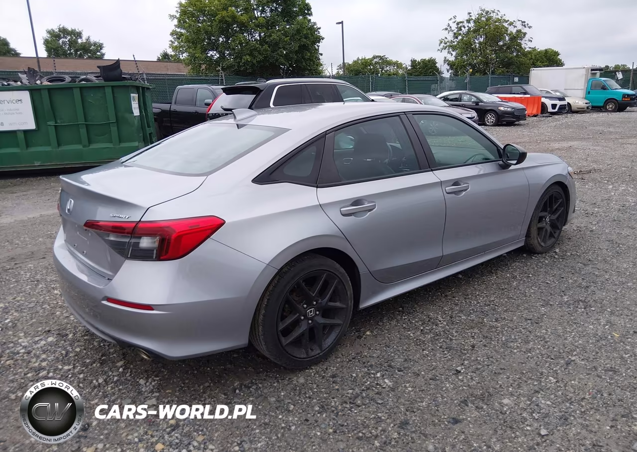 2022 Honda Civic Sport VIN:2HGFE2F56NH576769 - 4