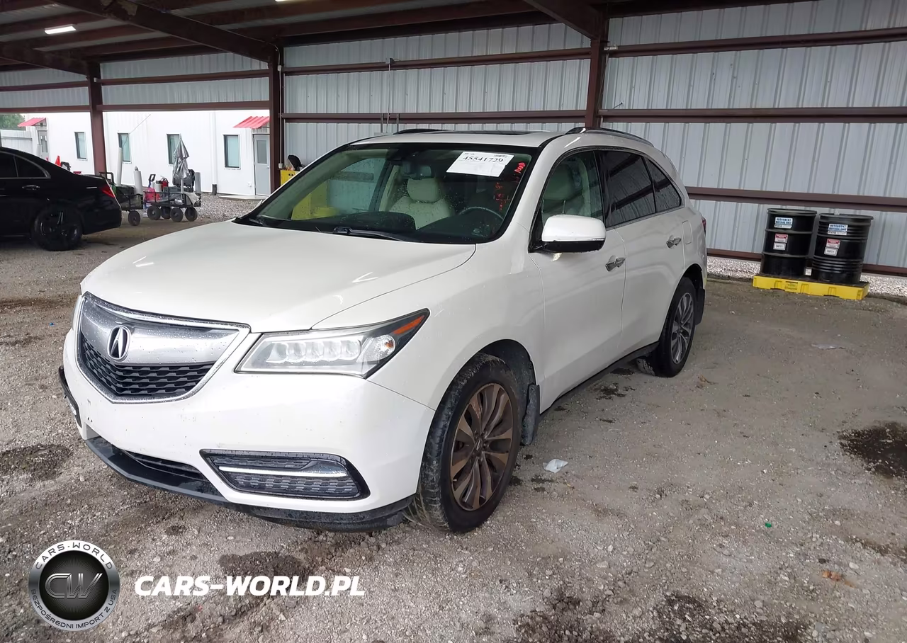 2014 Acura Mdx Tech-Entertainment Pkg VIN:5FRYD3H66EB017880 - 2