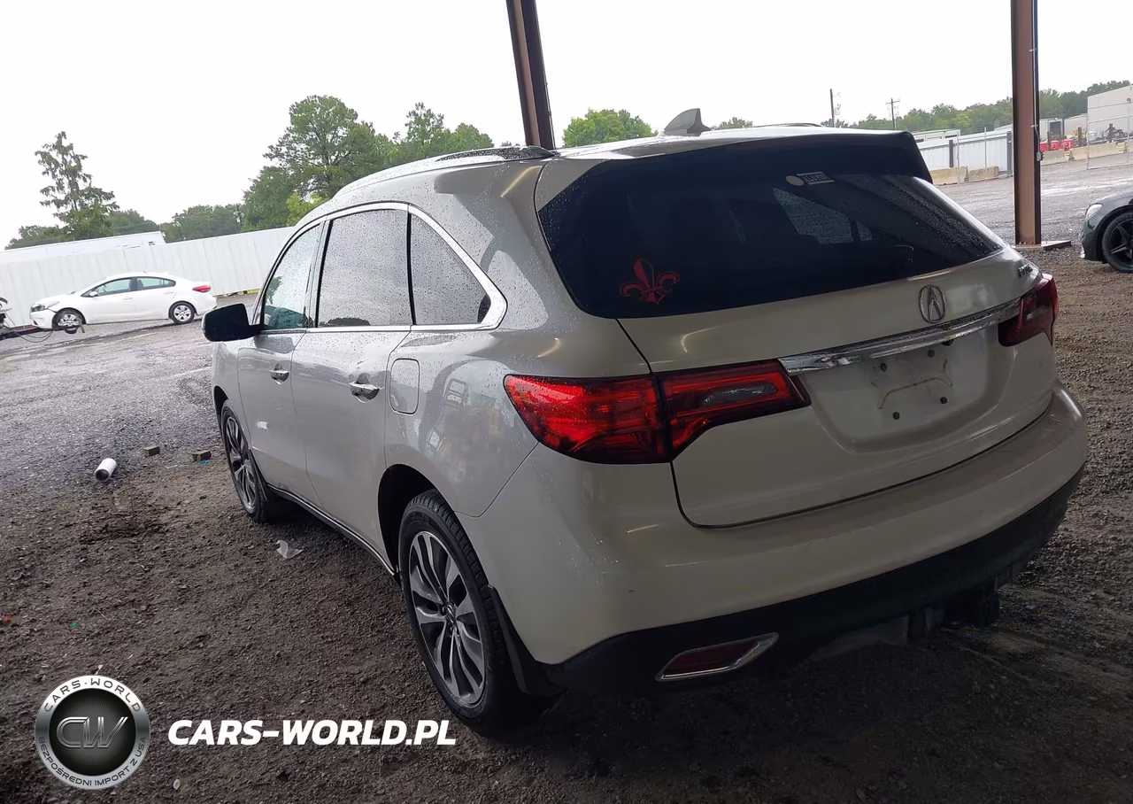 2014 Acura Mdx Tech-Entertainment Pkg VIN:5FRYD3H66EB017880 - 3