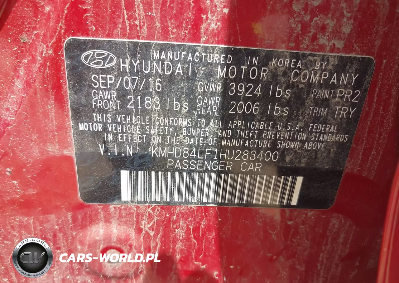 2017 Hyundai Elantra Value Edition VIN:KMHD84LF1HU283400 - 9