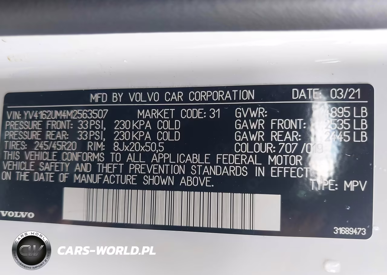 2021 Volvo Xc40 T5 R-Design VIN:YV4162UM4M2563507 - 9