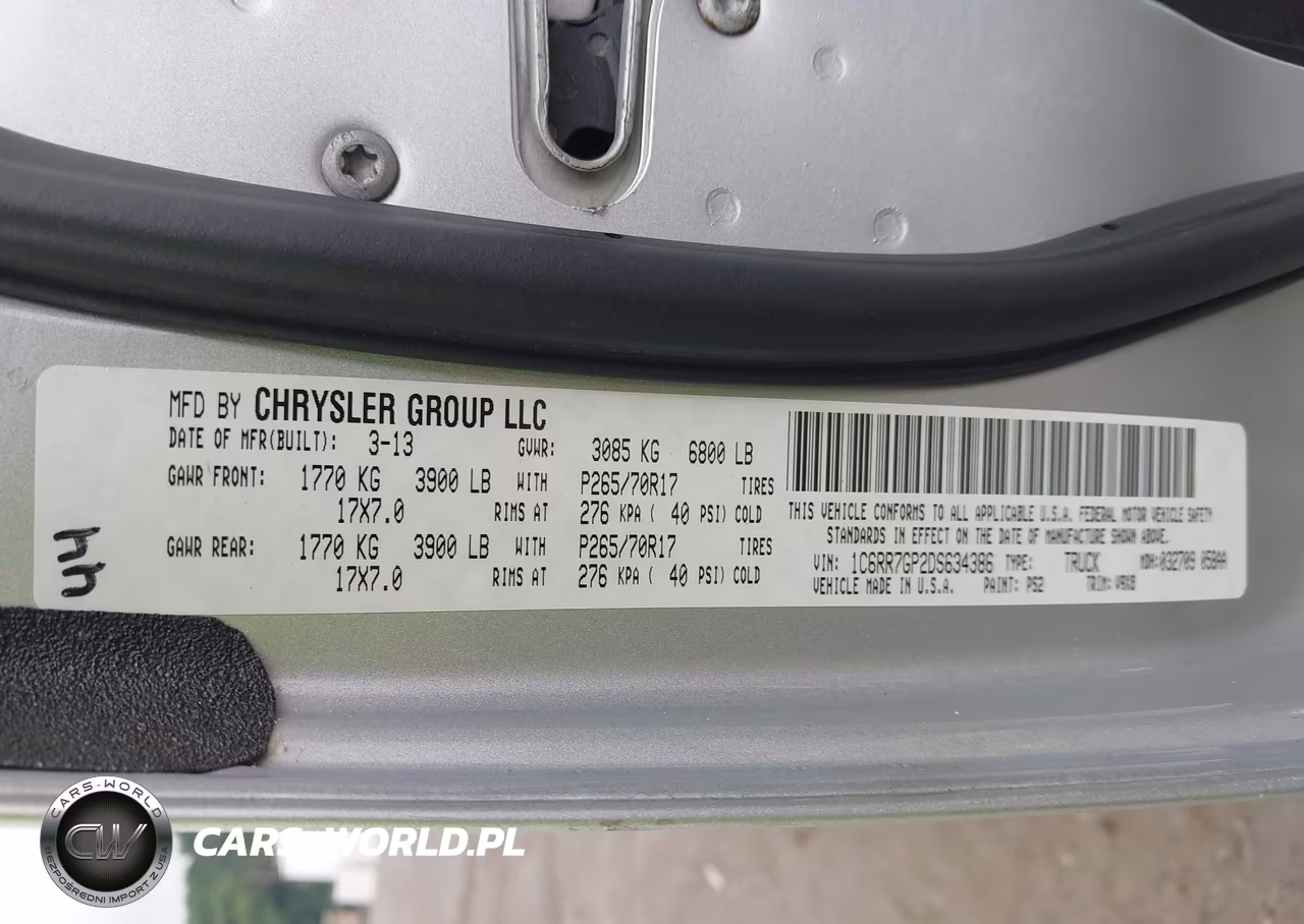 2013 Ram 1500 Slt VIN:1C6RR7GP2DS634386 - 9