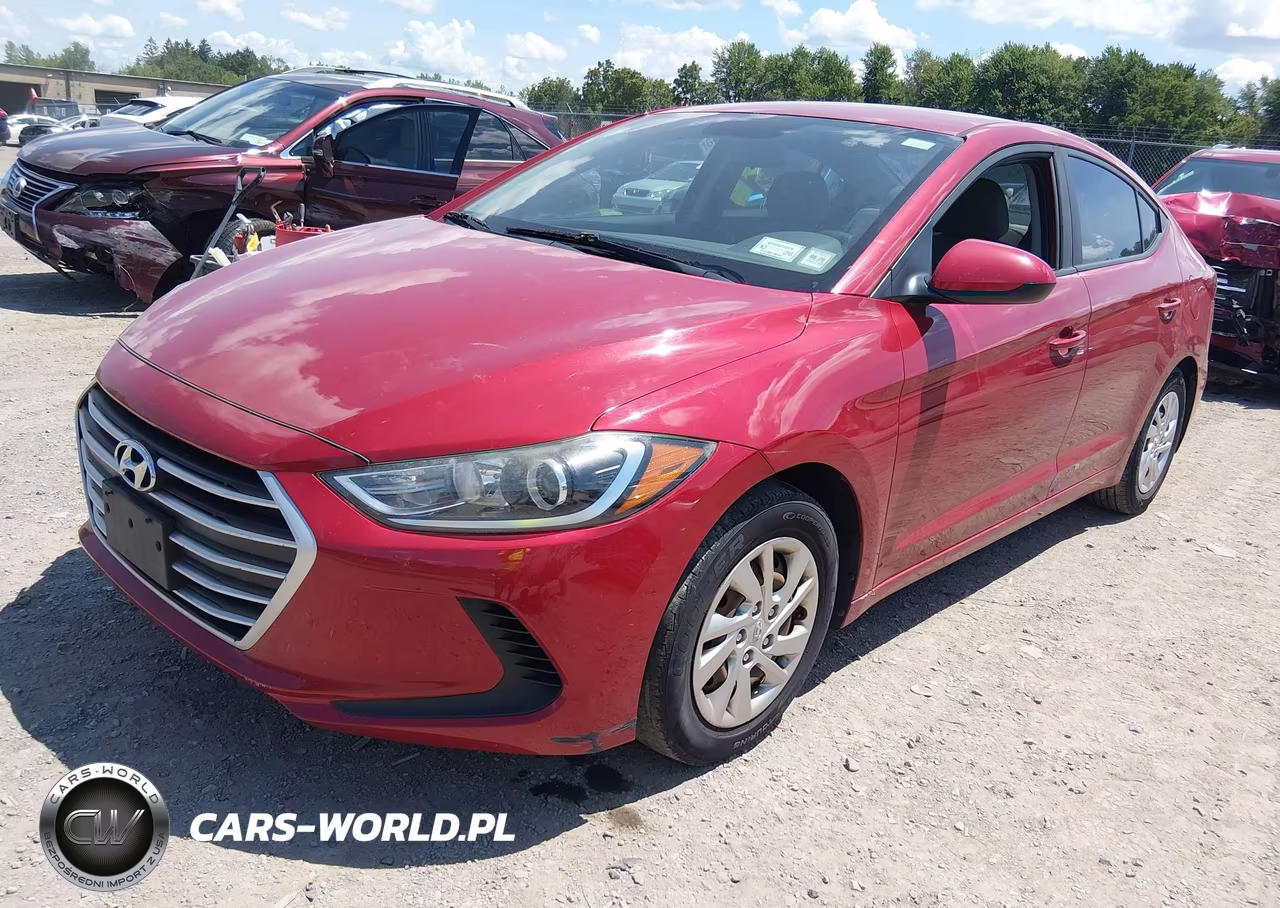 2017 Hyundai Elantra Se VIN:KMHD74LF3HU172494 - 2