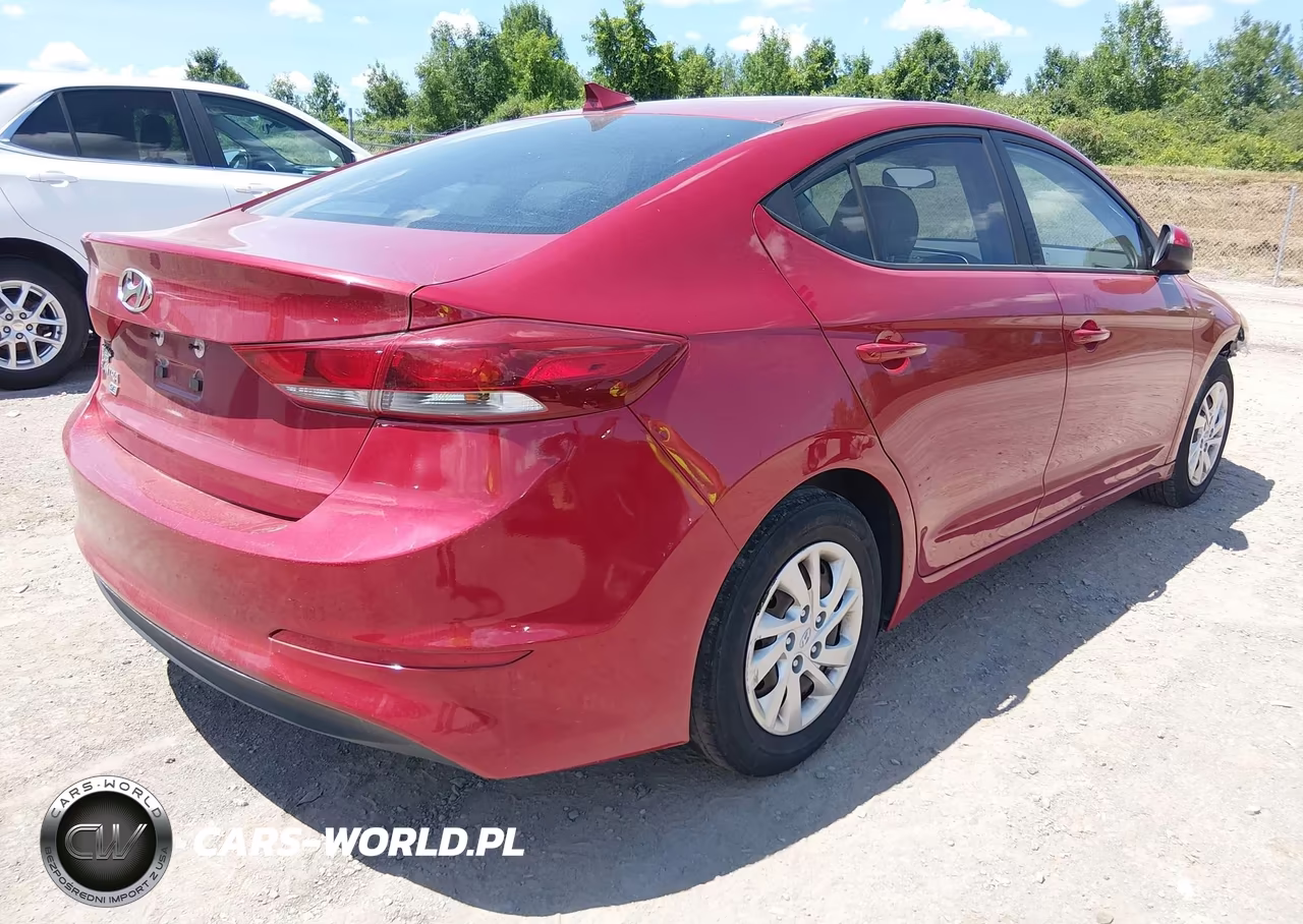 2017 Hyundai Elantra Se VIN:KMHD74LF3HU172494 - 4