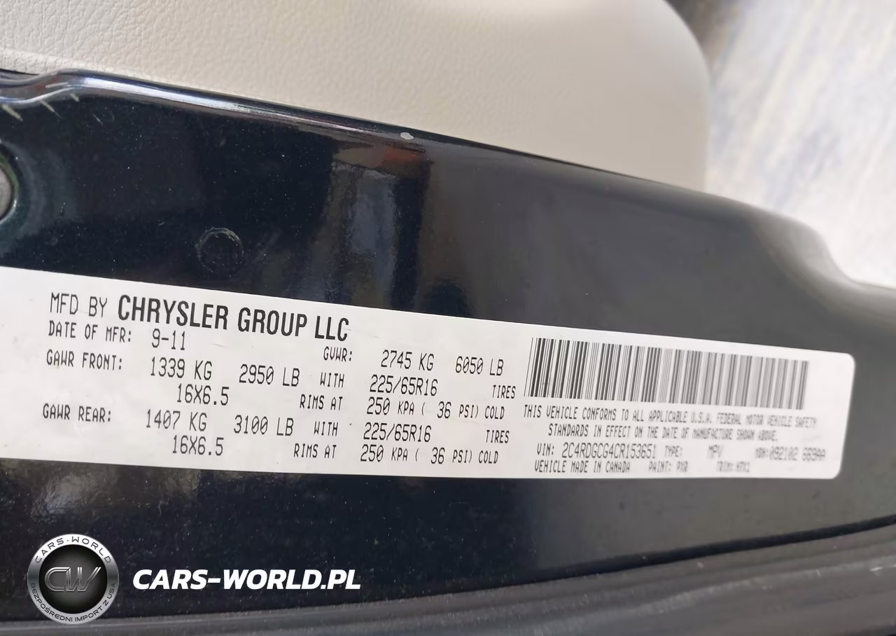 2012 Dodge Grand Caravan Sxt VIN:2C4RDGCG4CR153651 - 9