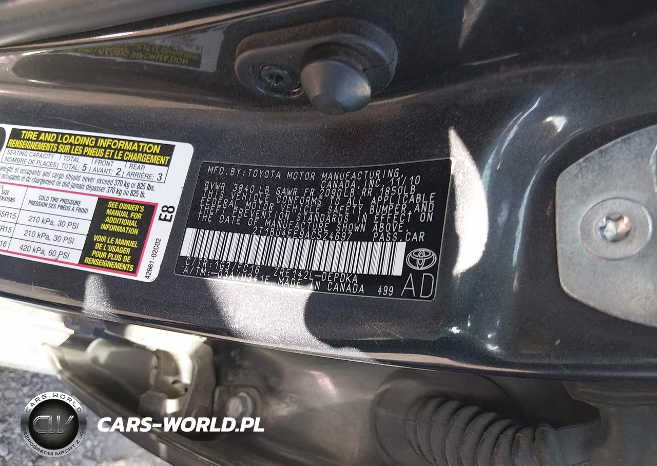 2010 Toyota Corolla Le VIN:2T1BU4EE9AC524697 - 9