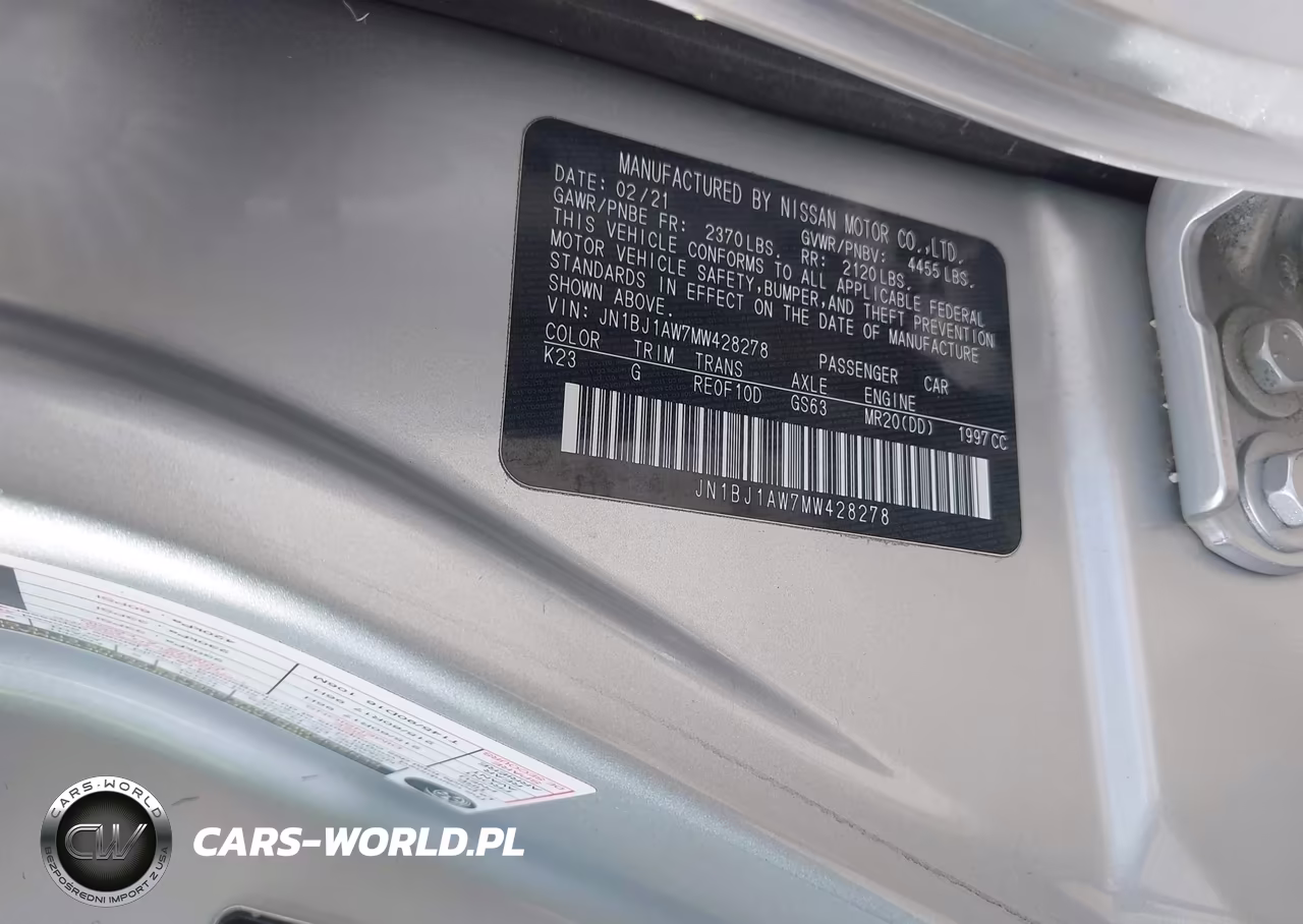 2021 Nissan Rogue Sport S Awd Xtronic Cvt VIN:JN1BJ1AW7MW428278 - 9