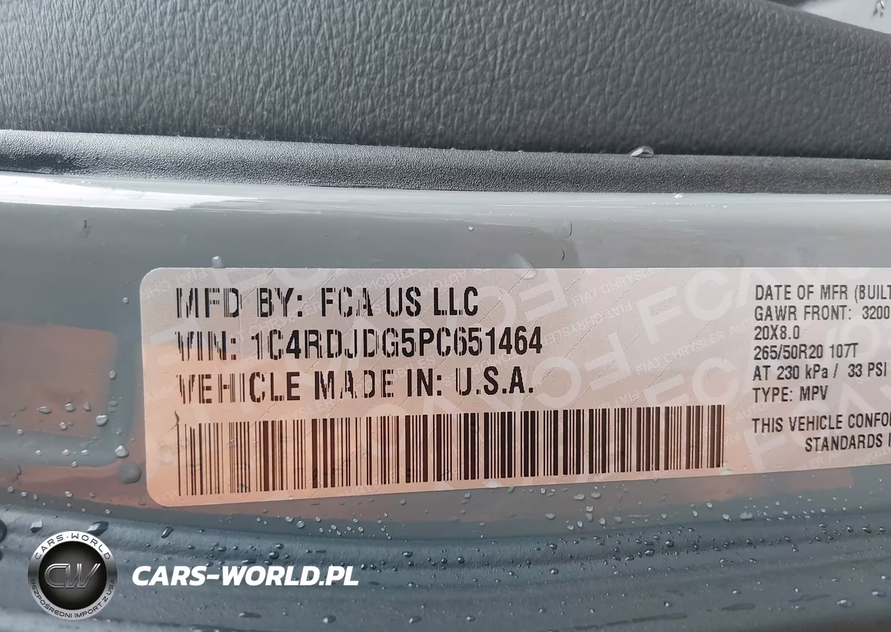 2023 Dodge Durango Gt Plus Awd VIN:1C4RDJDG5PC651464 - 9