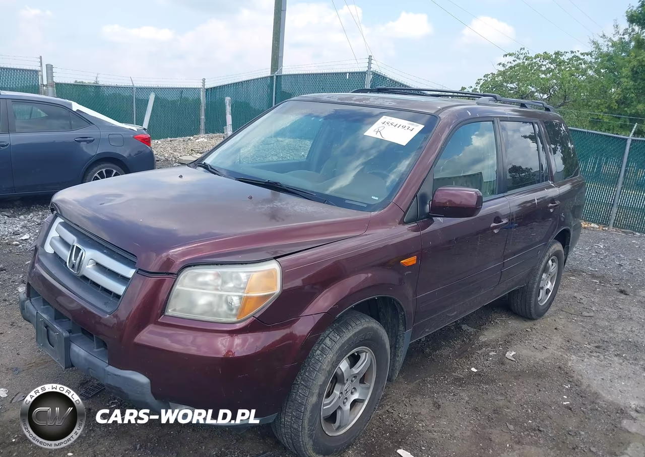 2008 Honda Pilot Ex-L VIN:5FNYF18798B024335 - 2