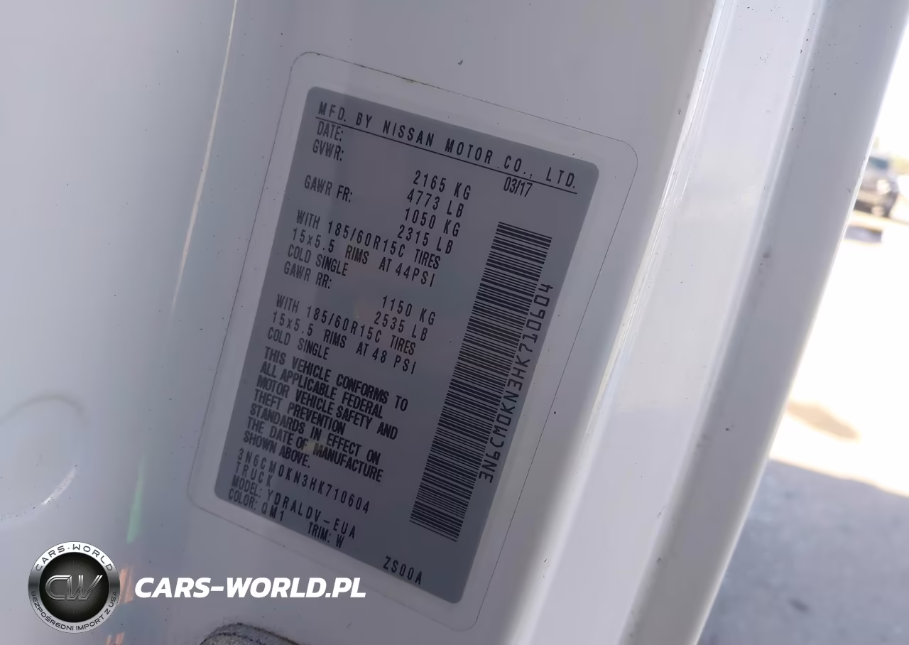 2017 Nissan Nv200 S VIN:3N6CM0KN3HK710604 - 9