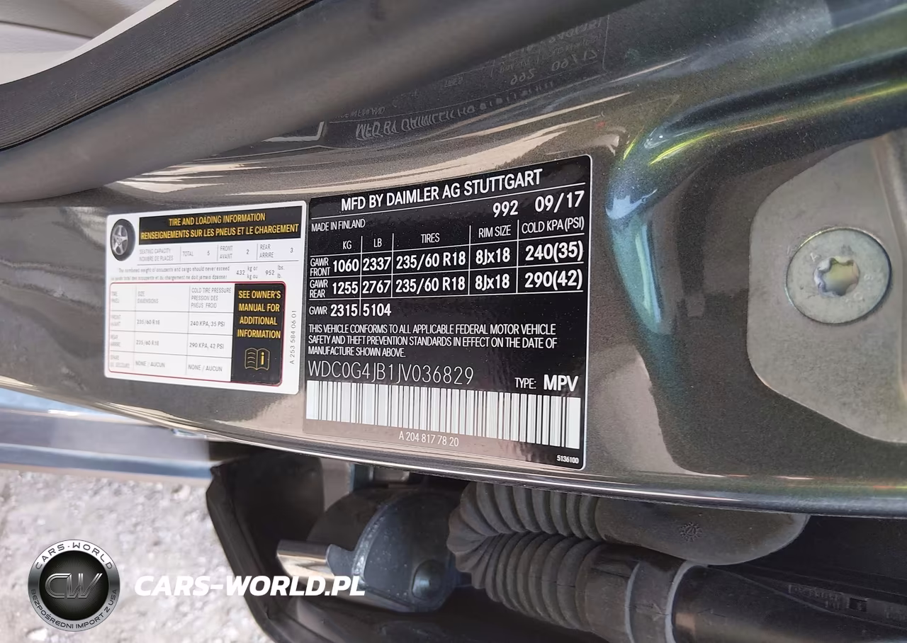 2018 Mercedes-Benz Glc 300 VIN:WDC0G4JB1JV036829 - 9
