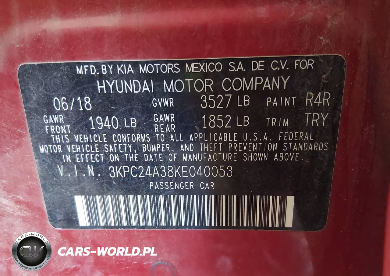2019 Hyundai Accent Se VIN:3KPC24A38KE040053 - 9