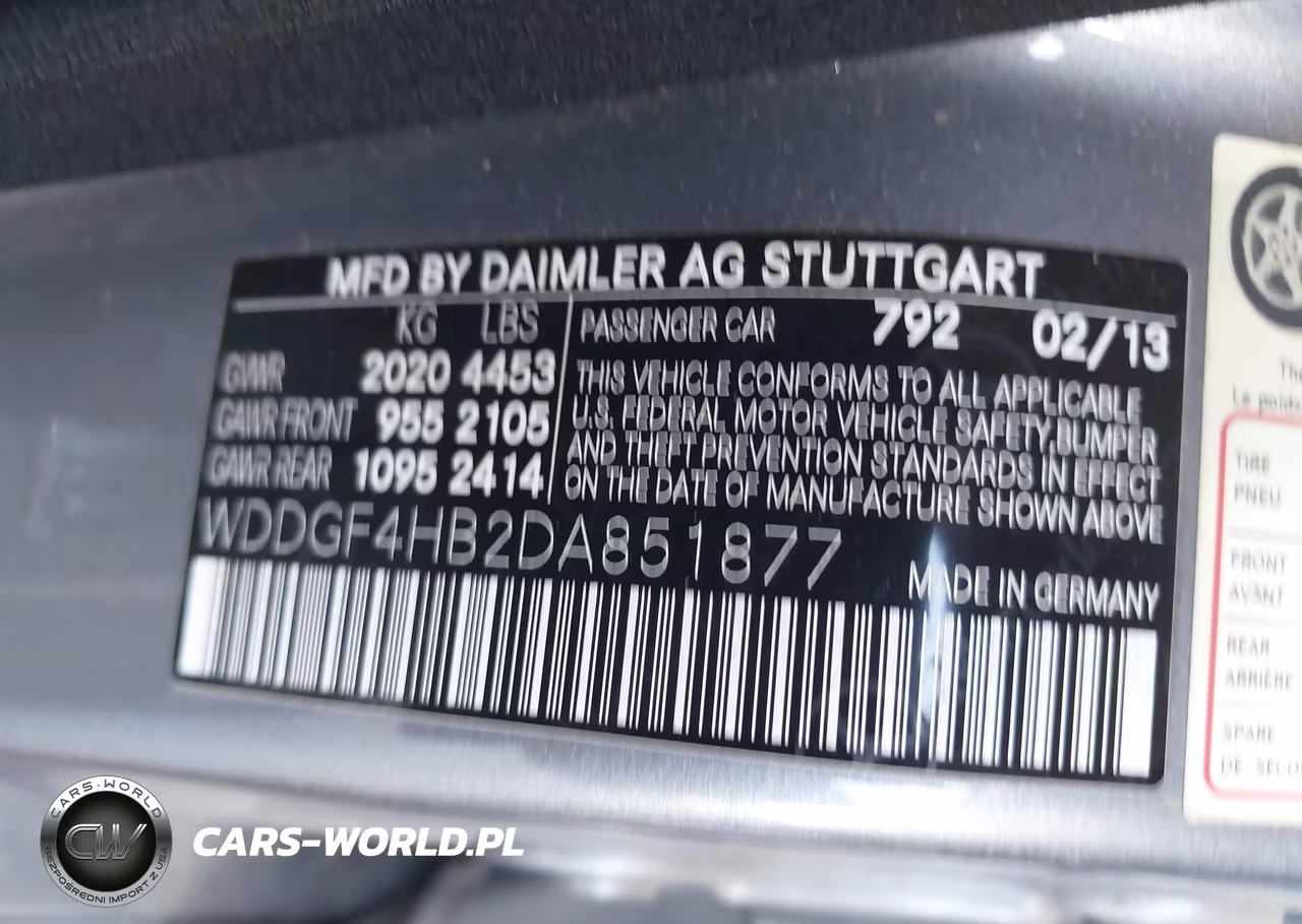 2013 Mercedes-Benz C 250 Sport VIN:WDDGF4HB2DA851877 - 9
