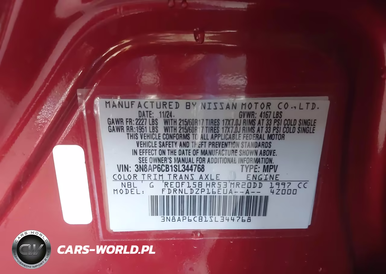 2025 Nissan Kicks Sv Intelligent Awd VIN:3N8AP6CB1SL344768 - 9