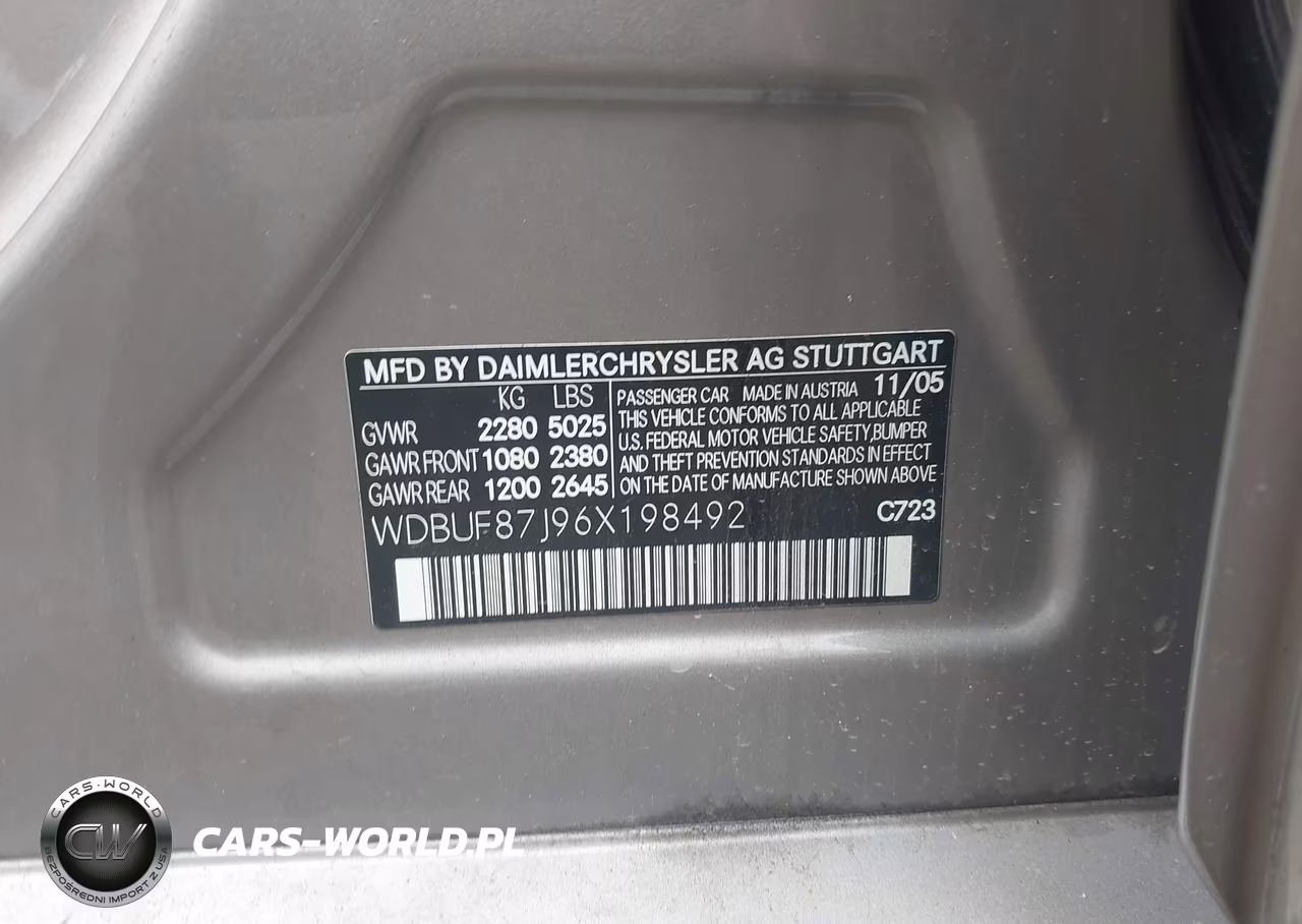 2006 Mercedes-Benz E 350 4Matic VIN:WDBUF87J96X198492 - 9