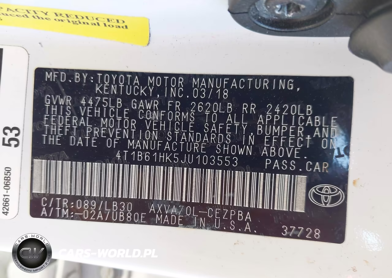 2018 Toyota Camry Xse VIN:4T1B61HK5JU103553 - 9