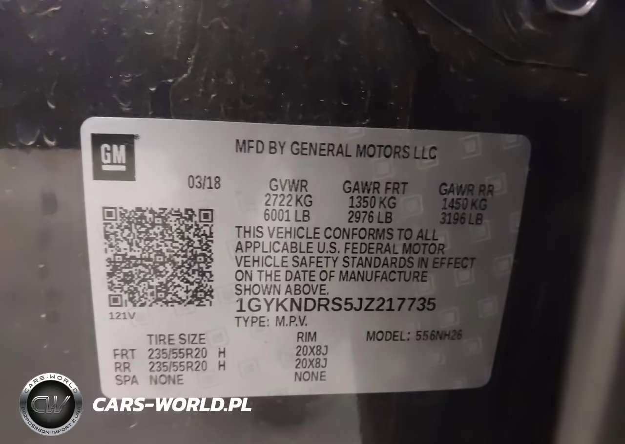 2018 Cadillac Xt5 Luxury VIN:1GYKNDRS5JZ217735 - 9