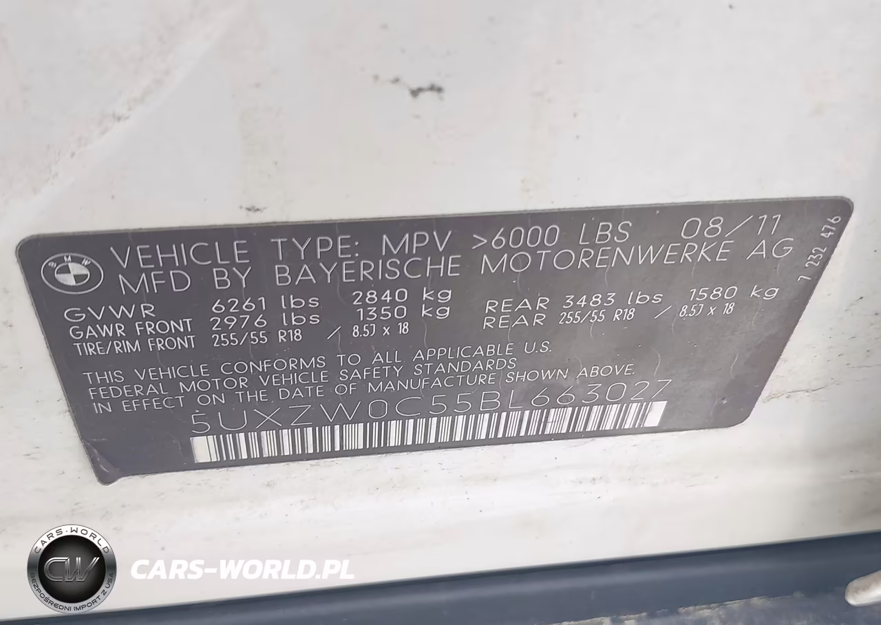 2011 BMW X5 xDrive35D VIN:5UXZW0C55BL663027 - 9