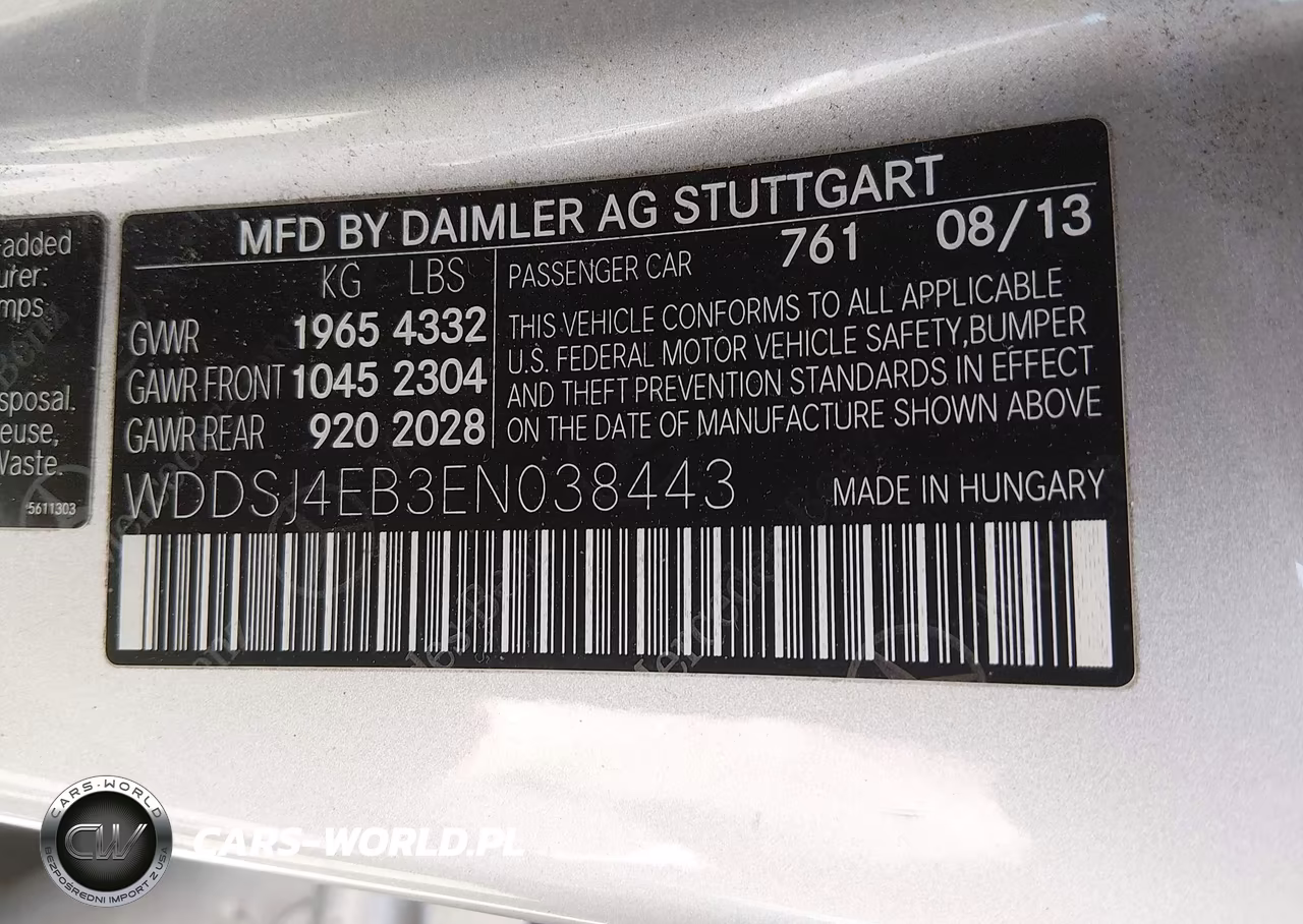2014 Mercedes-Benz Cla 250 VIN:WDDSJ4EB3EN038443 - 9