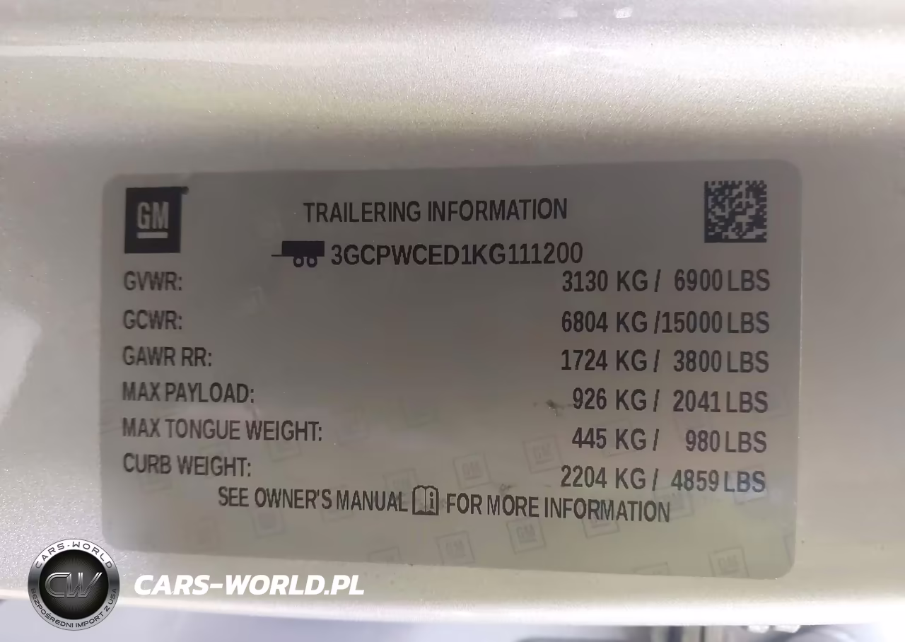 2019 Chevrolet Silverado 1500 Lt VIN:3GCPWCED1KG111200 - 9