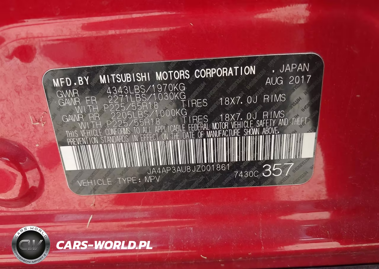 2018 Mitsubishi Outlander Sport 2.0 Es VIN:JA4AP3AU8JZ001861 - 9