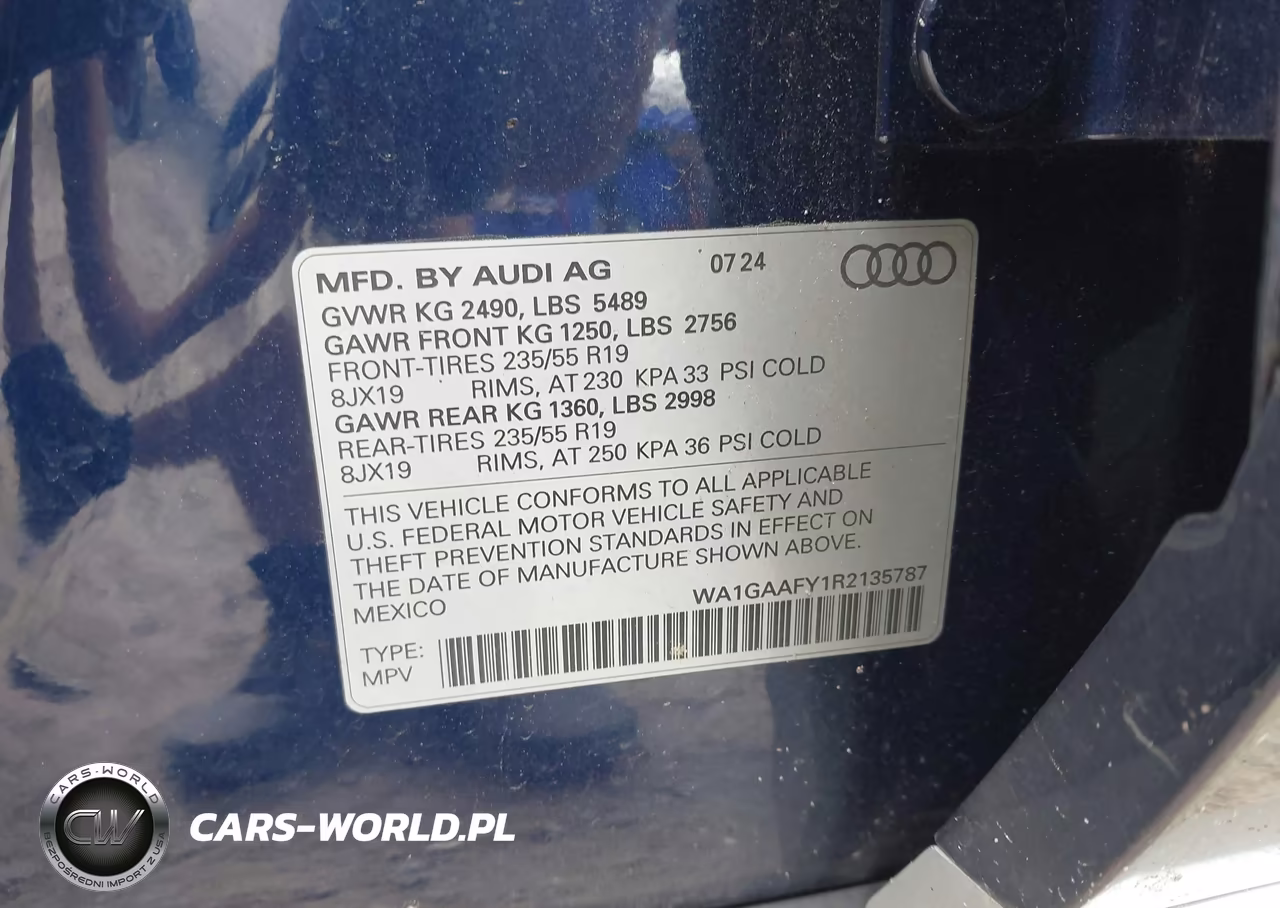 2024 Audi Q5 Premium 45 Tfsi S Line Quattro VIN:WA1GAAFY1R2135787 - 9
