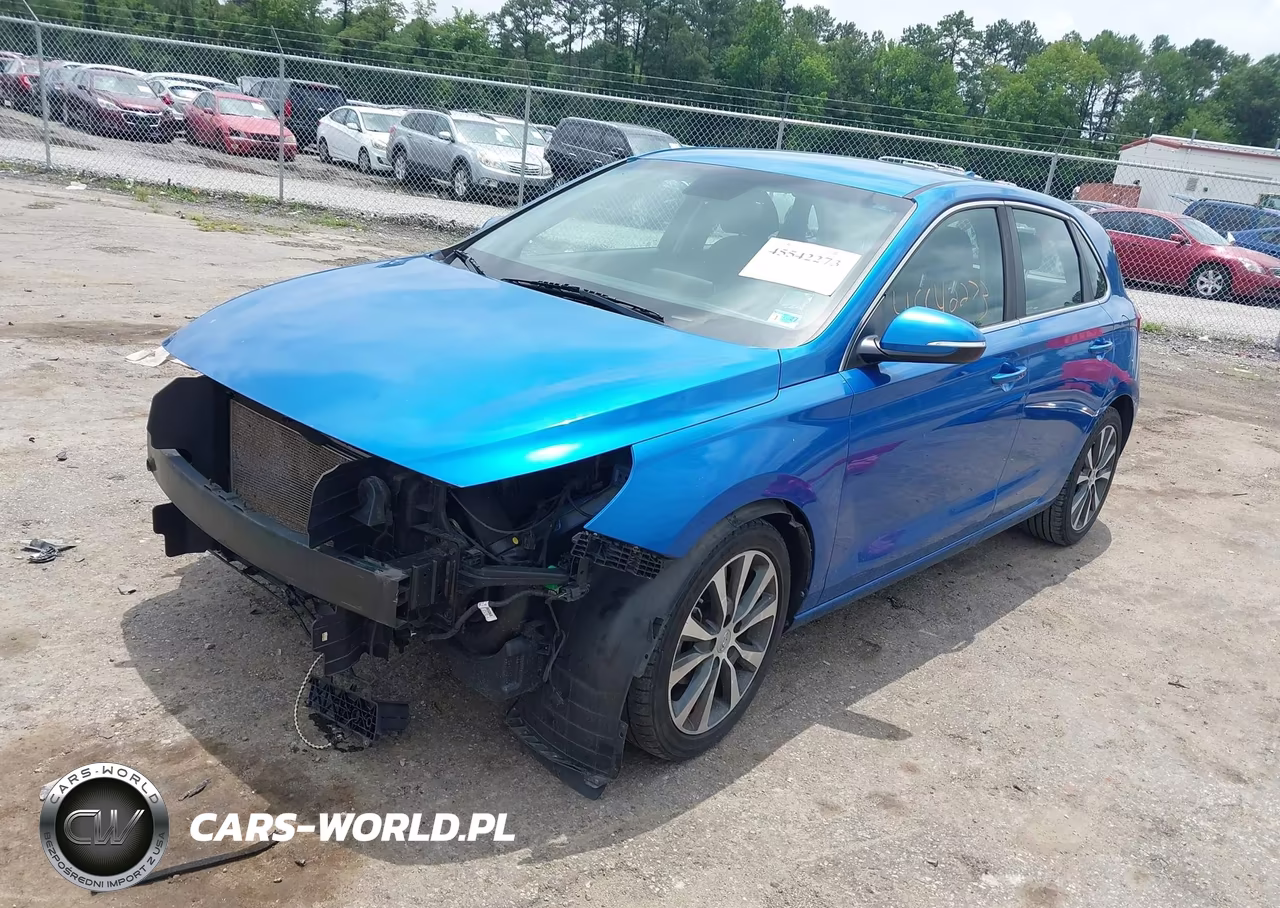 2018 Hyundai Elantra Gt VIN:KMHH35LE9JU022163 - 2