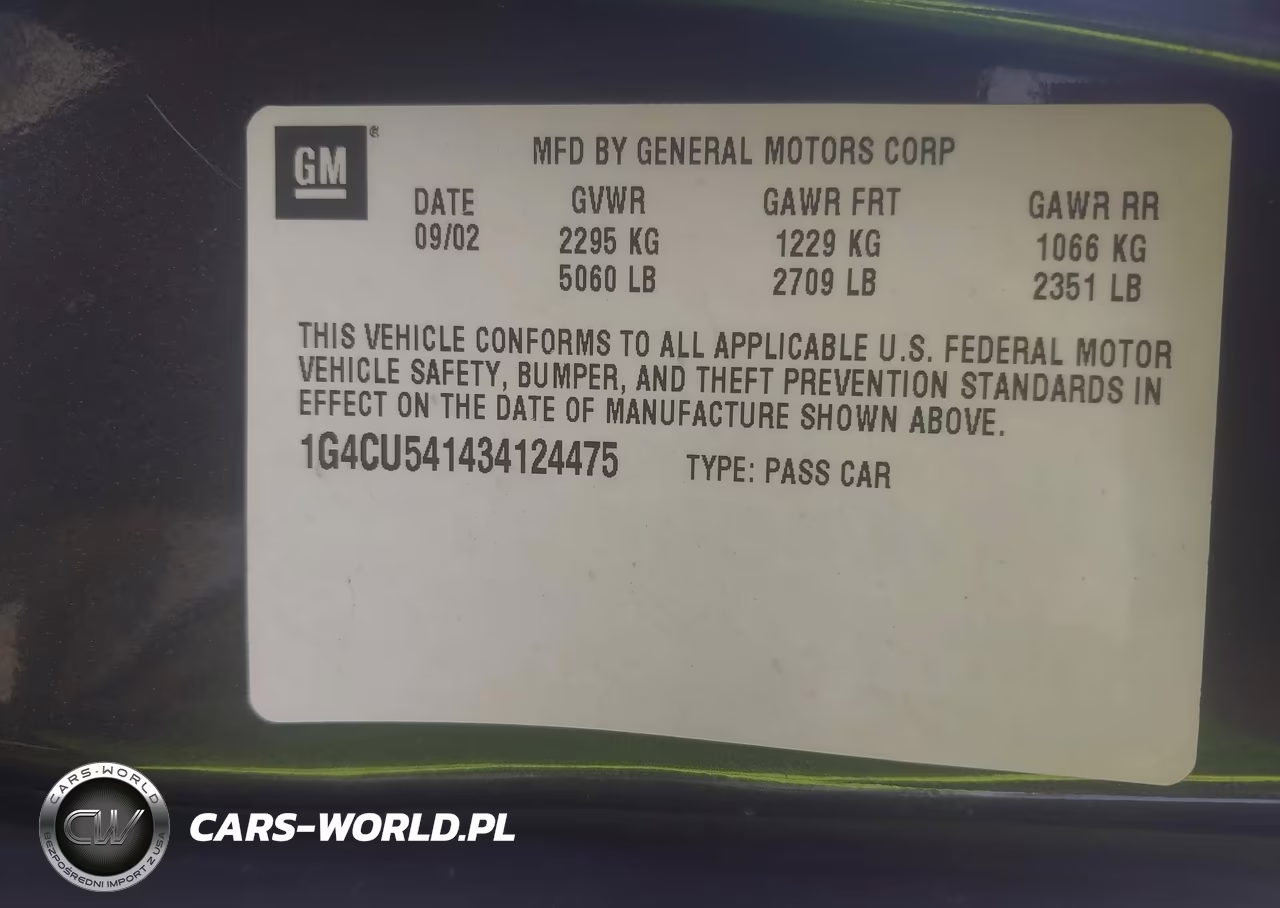 2003 Buick Park Avenue Ultra VIN:1G4CU541434124475 - 9