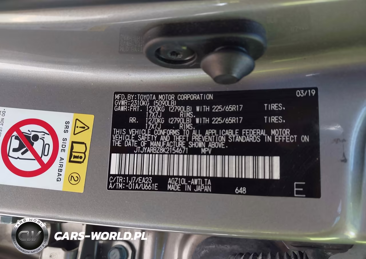 2019 Lexus Nx 300 VIN:JTJYARBZ8K2154671 - 9