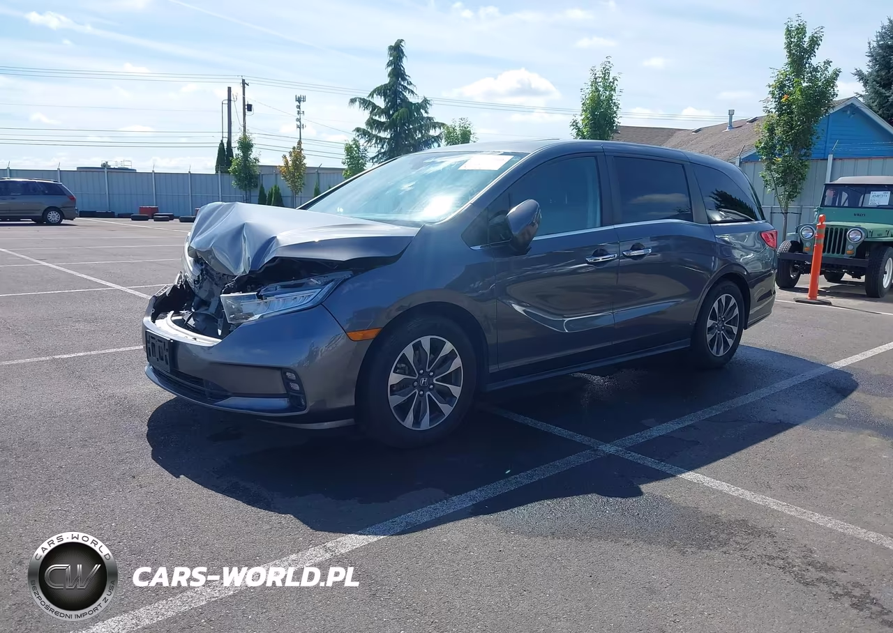2021 Honda Odyssey Ex-L VIN:5FNRL6H79MB043987 - 2