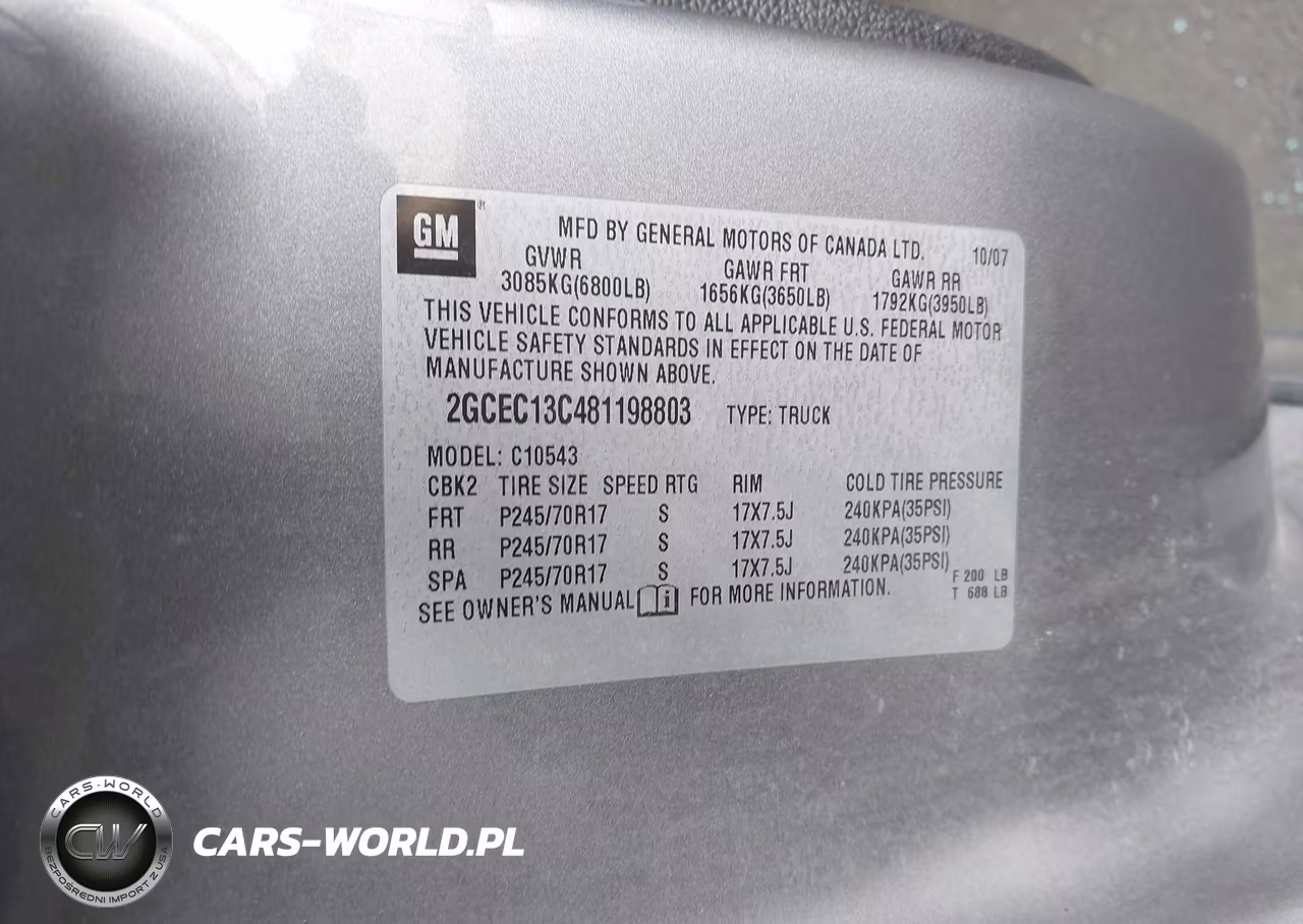 2008 Chevrolet Silverado 1500 Lt1 VIN:2GCEC13C481198803 - 9