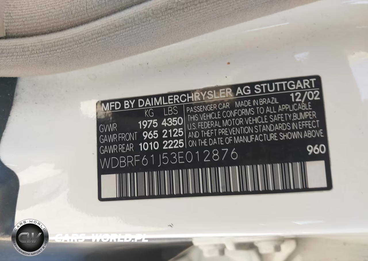 2003 Mercedes-Benz C 240 VIN:WDBRF61J53E012876 - 9