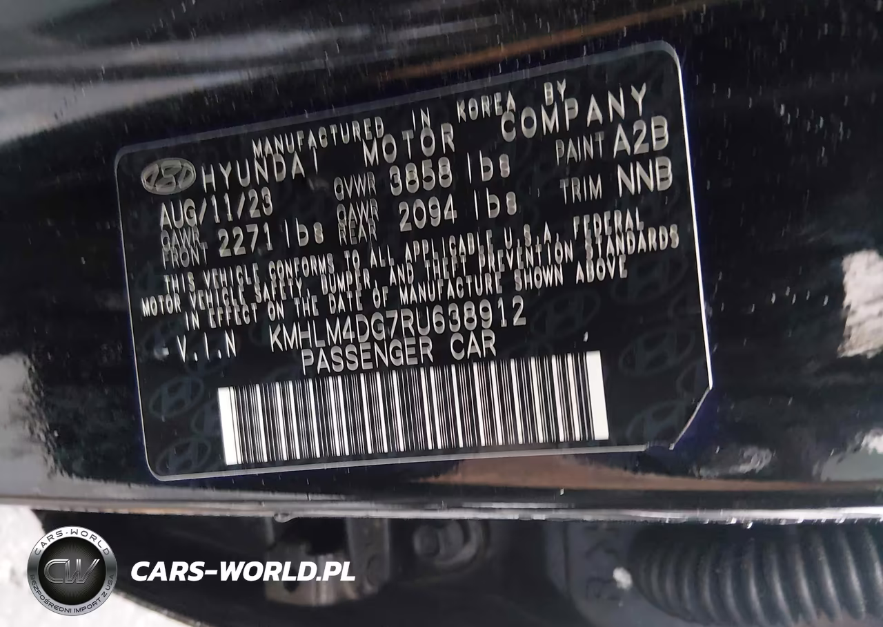 2024 Hyundai Elantra Sel VIN:KMHLM4DG7RU638912 - 9