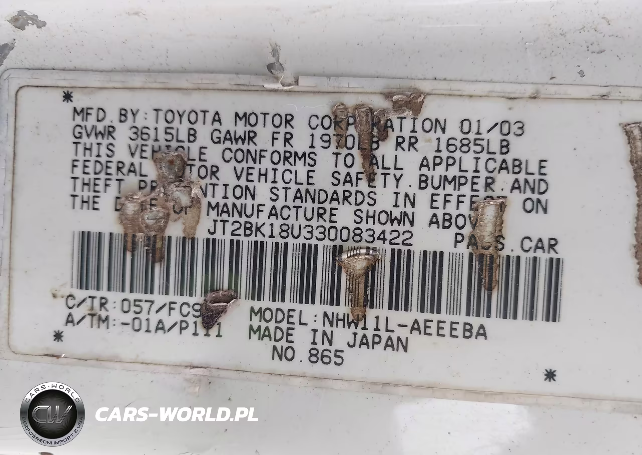 2003 Toyota Prius VIN:JT2BK18U330083422 - 9