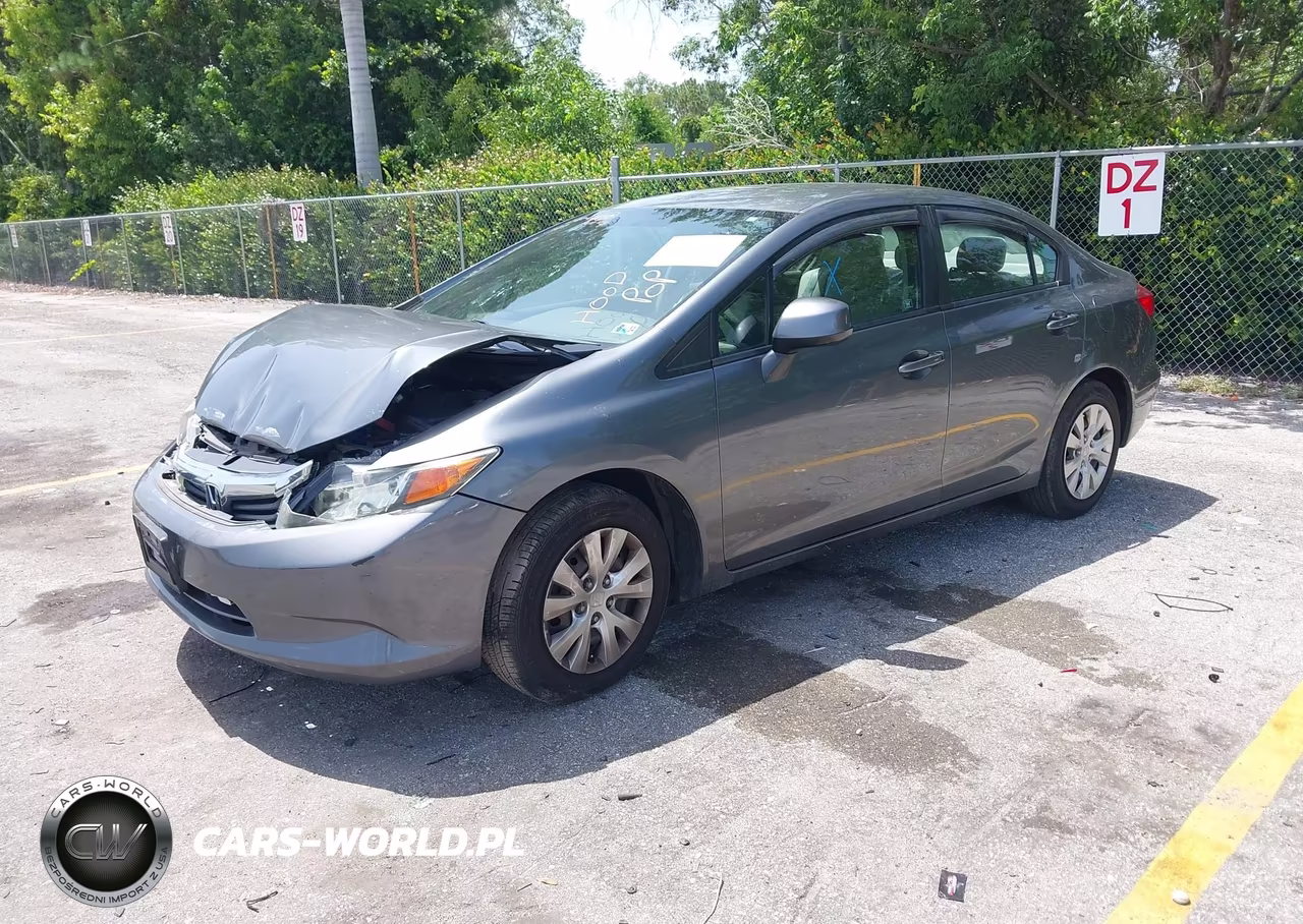 2012 Honda Civic Lx VIN:19XFB2F56CE389323 - 2