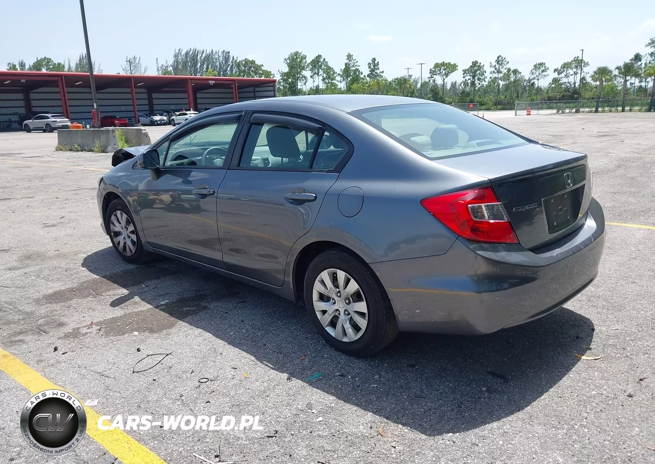 2012 Honda Civic Lx VIN:19XFB2F56CE389323 - 3