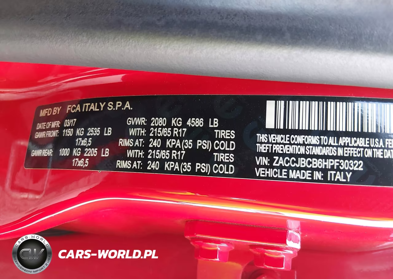 2017 Jeep Renegade Trailhawk VIN:ZACCJBCB6HPF30322 - 9