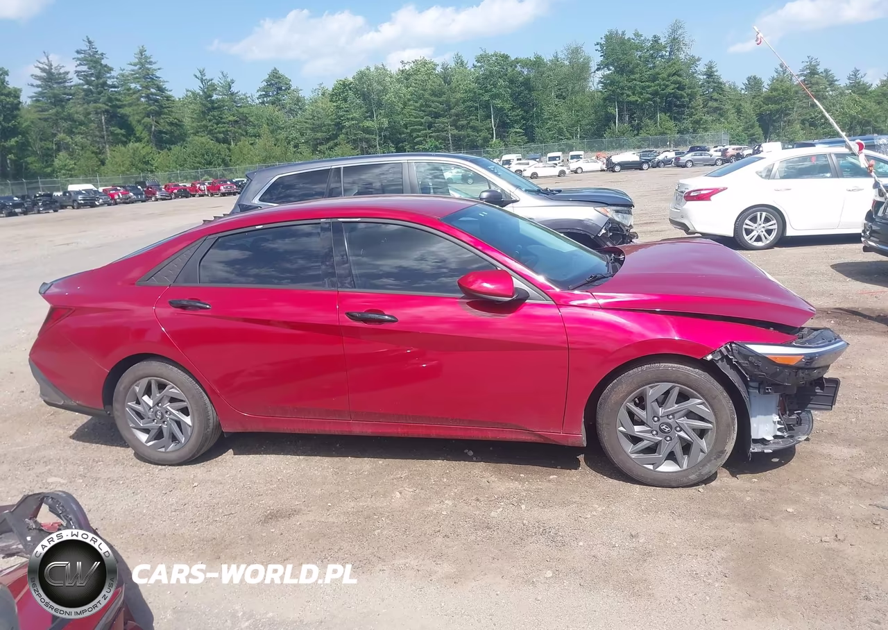 2024 Hyundai Elantra Sel VIN:KMHLM4DG7RU757592 - 14
