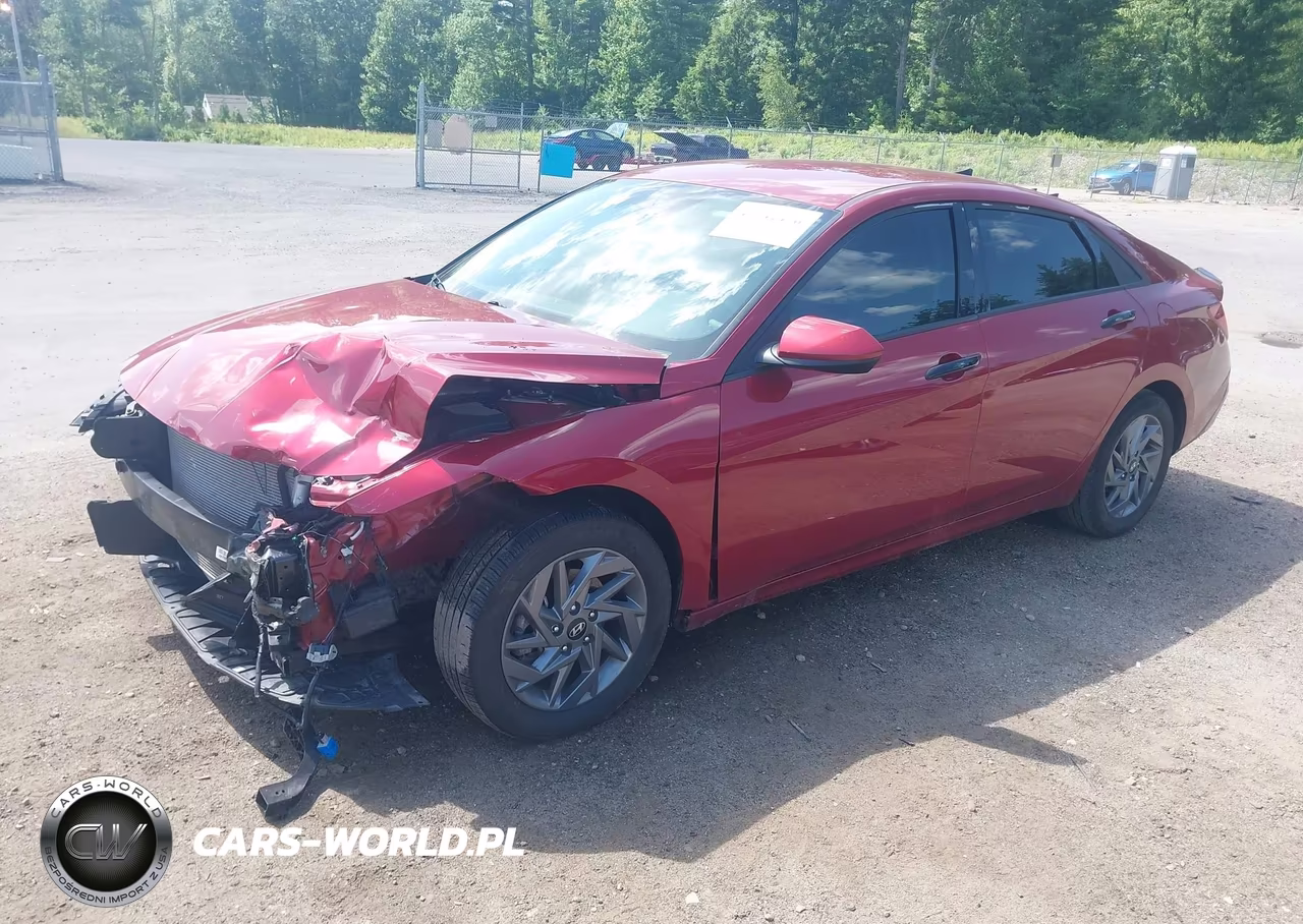 2024 Hyundai Elantra Sel VIN:KMHLM4DG7RU757592 - 2