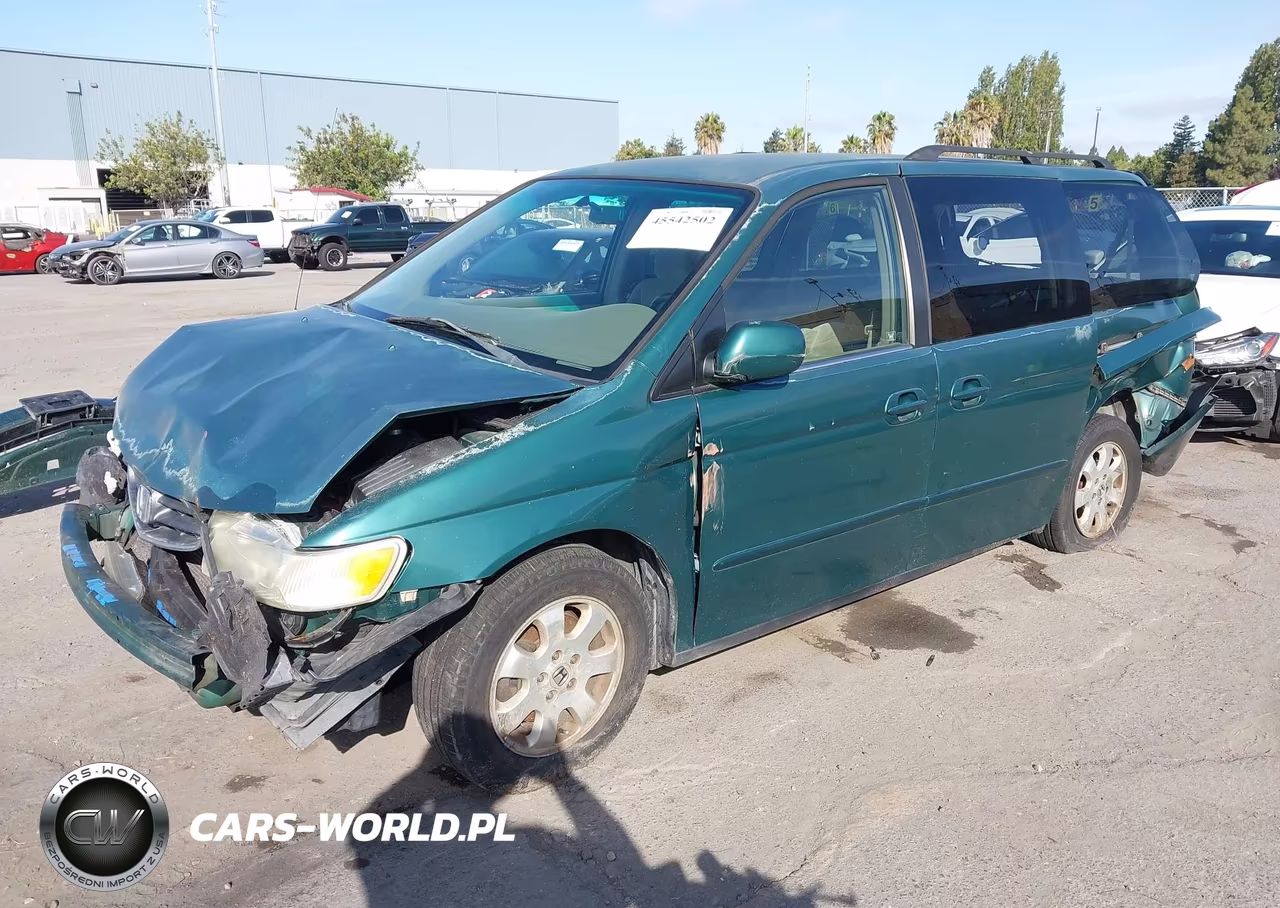 2002 Honda Odyssey Ex VIN:2HKRL18632H551137 - 2