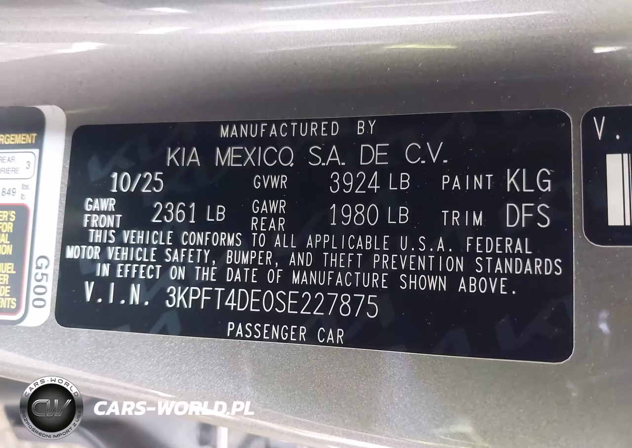 2025 Kia K4 Lxs VIN:3KPFT4DE0SE227875 - 9