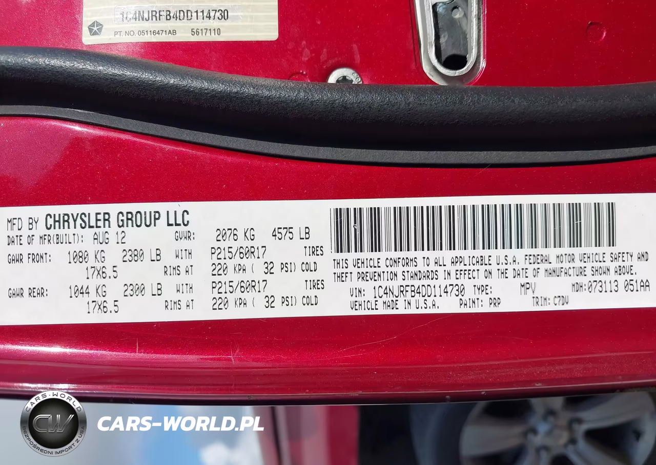 2013 Jeep Patriot Latitude VIN:1C4NJRFB4DD114730 - 9