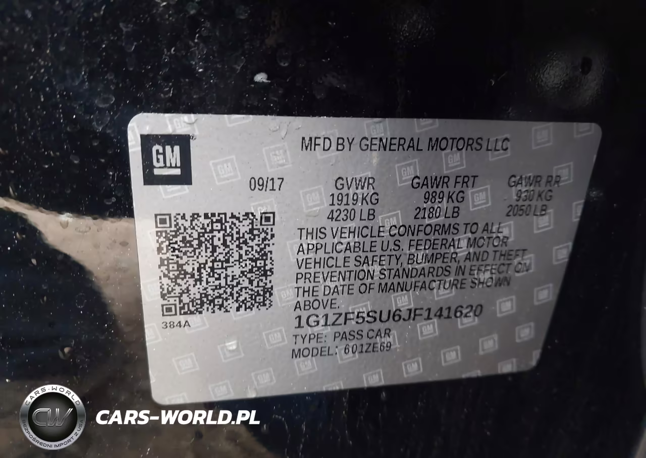 2018 Chevrolet Malibu Hybrid VIN:1G1ZF5SU6JF141620 - 9