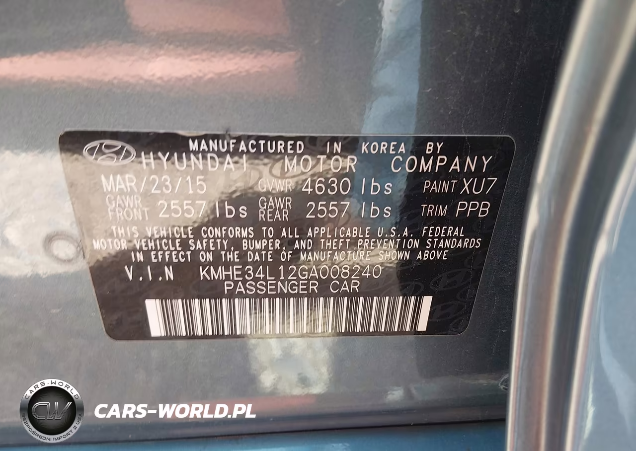 2016 Hyundai Sonata Hybrid Limited VIN:KMHE34L12GA008240 - 9