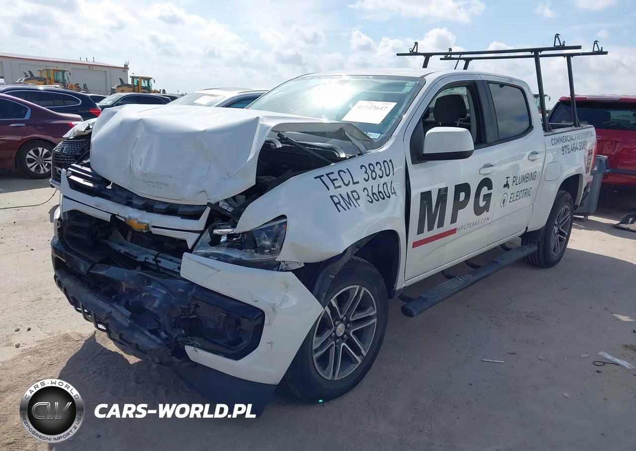 2021 Chevrolet Colorado 2Wd Short Box Wt VIN:1GCGSBEN6M1123830 - 2