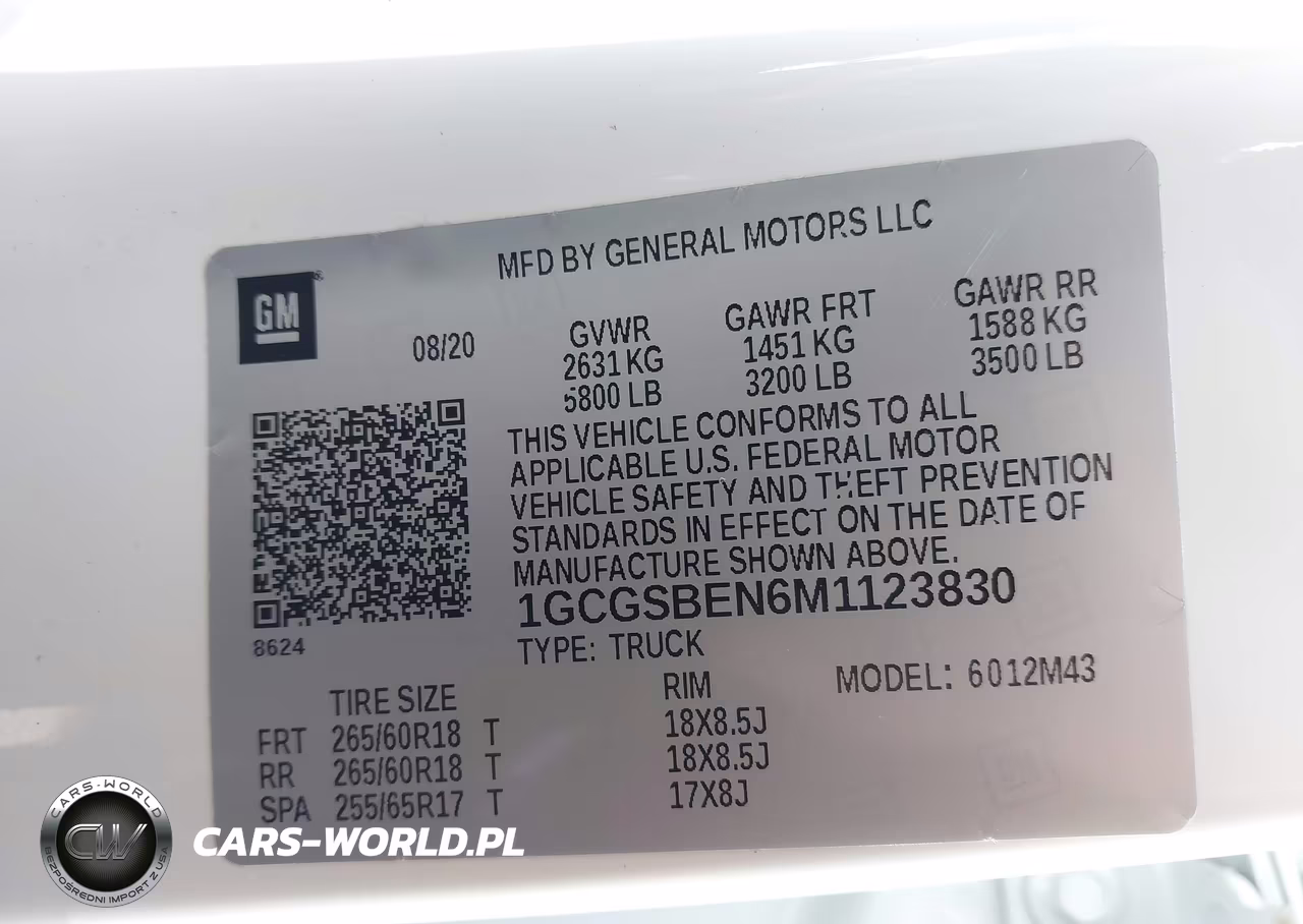 2021 Chevrolet Colorado 2Wd Short Box Wt VIN:1GCGSBEN6M1123830 - 9