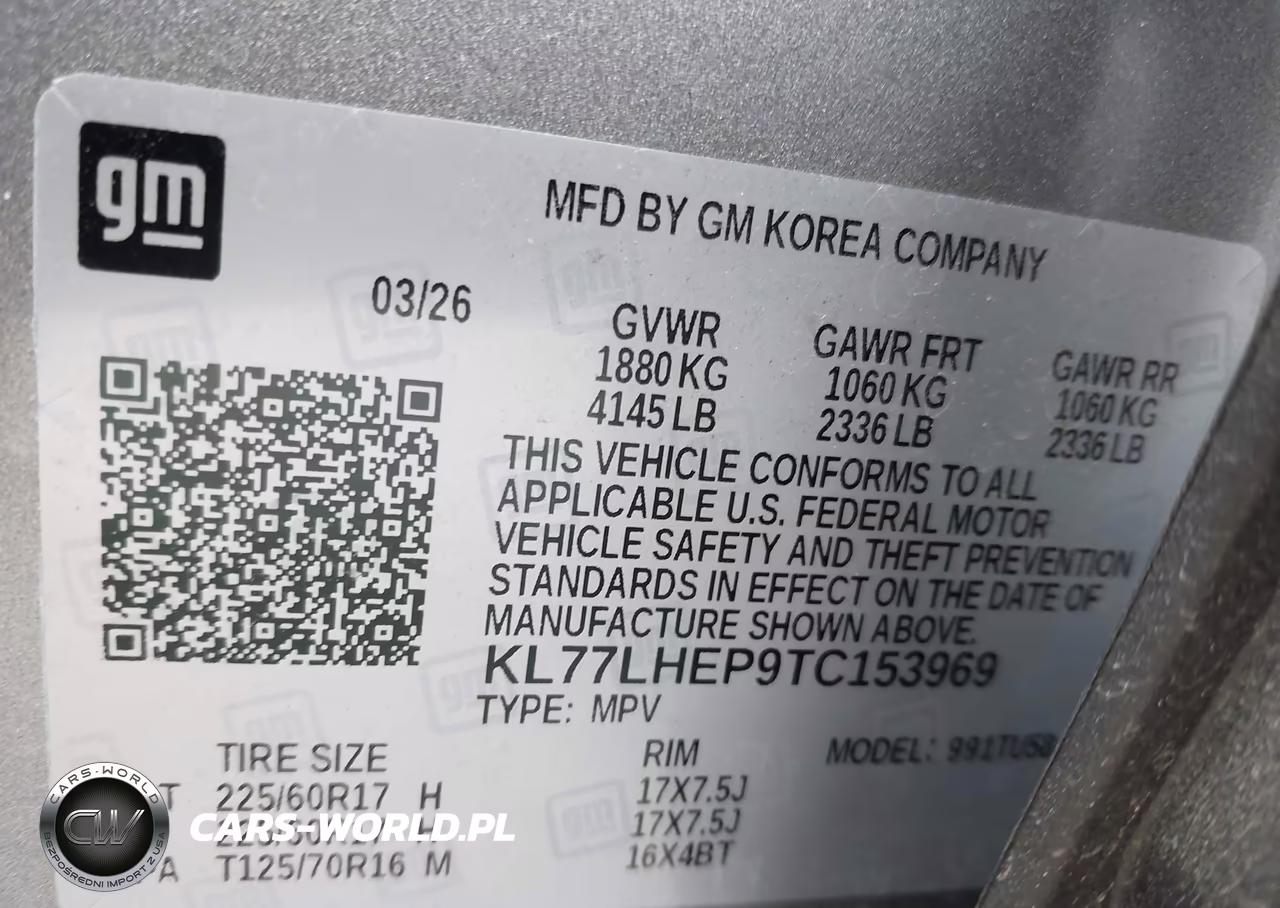 2026 Chevrolet Trax Fwd Lt VIN:KL77LHEP9TC153969 - 9